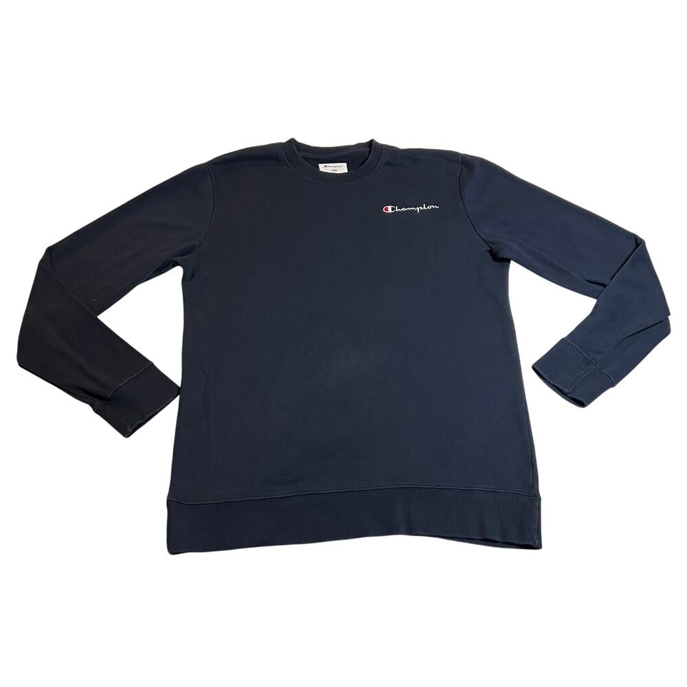 Champion Men's Crewneck Pullover Sweatshirt Size Medium Casual Athleisure Fitted